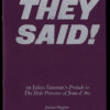 JESSICA HIGGINS - THEY SAID! BOOK