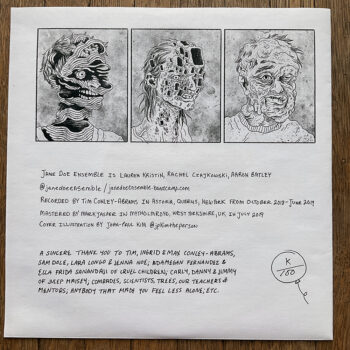 JANE DOE ENSEMBLE - PINK LIQUOR / RESPECT 7" - Image 2