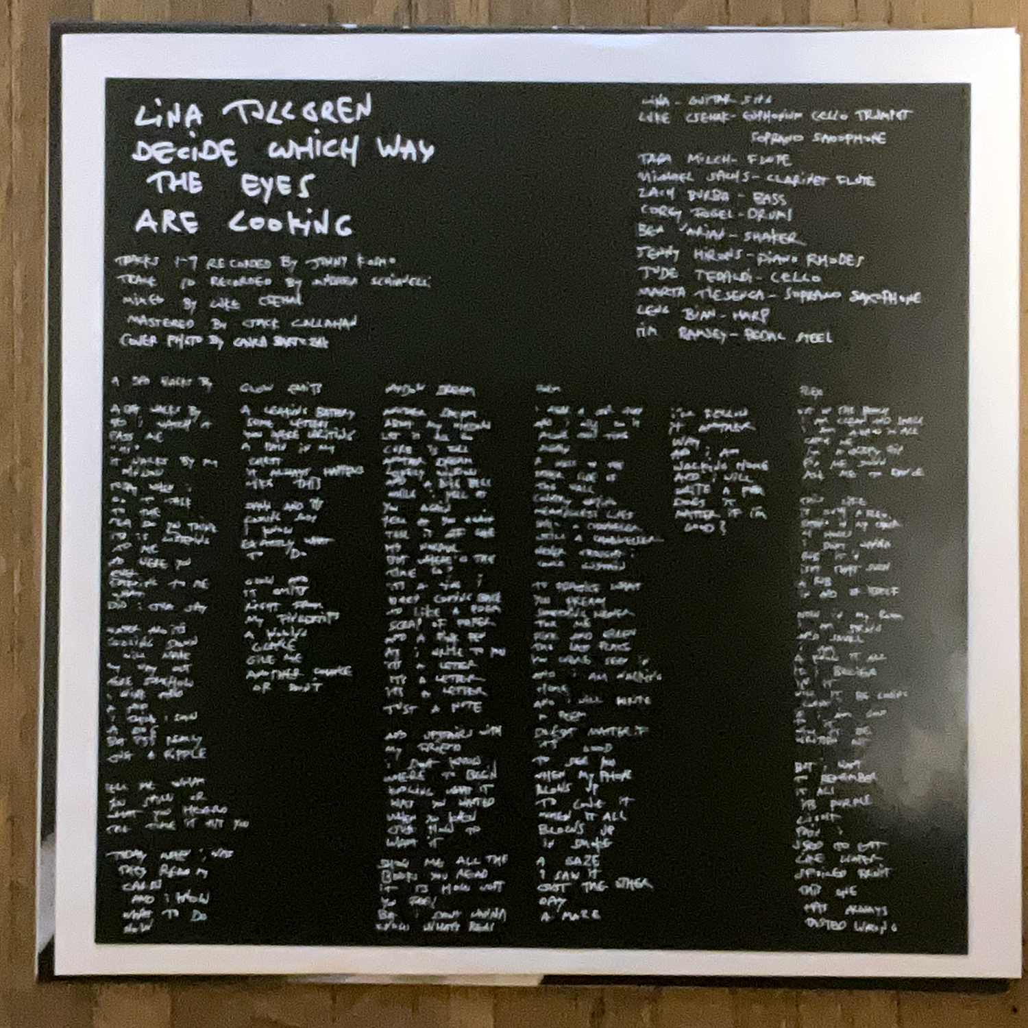 LINA TULLGREN - DECIDE WHICH WAY THE EYES ARE LOOKING LP - Image 5