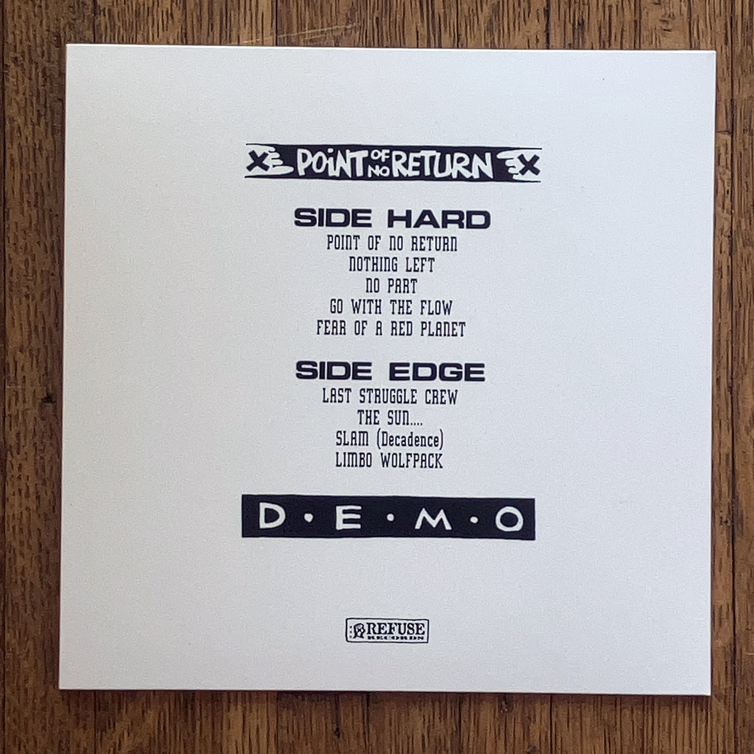 POINT OF NO RETURN - GLOVES ARE OFF 7” EP - Image 8