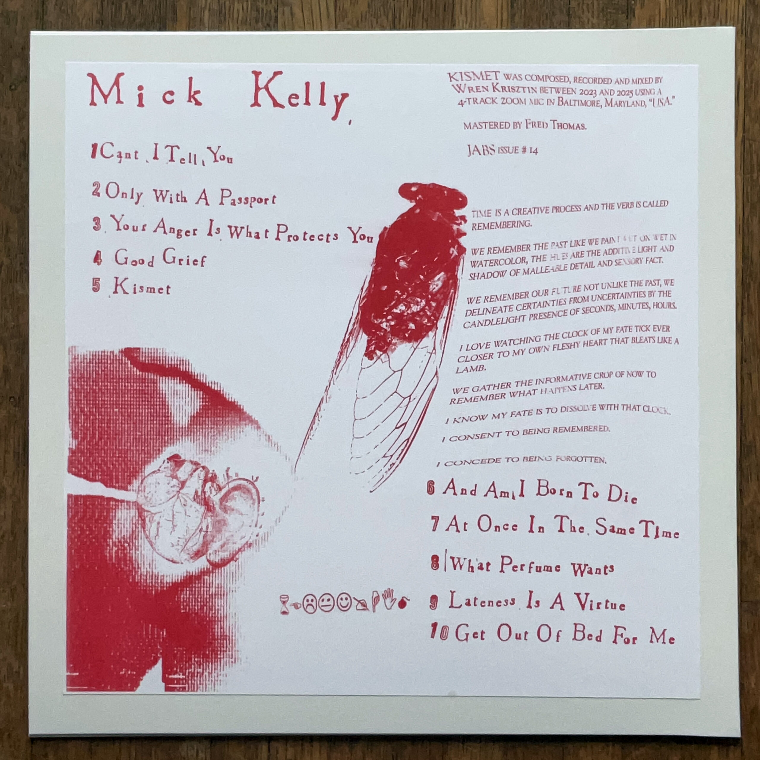 MICK KELLY - KISMET LP - Image 2